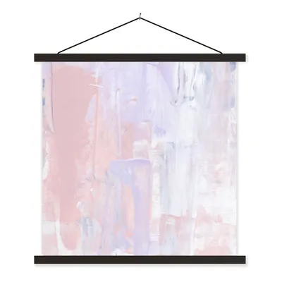 Produktbild von MuchoWow® Textilposter Farbe - Pastell - Gestaltung 120x120 cm mit schwarzem Rahmen - Aufhängungsset
