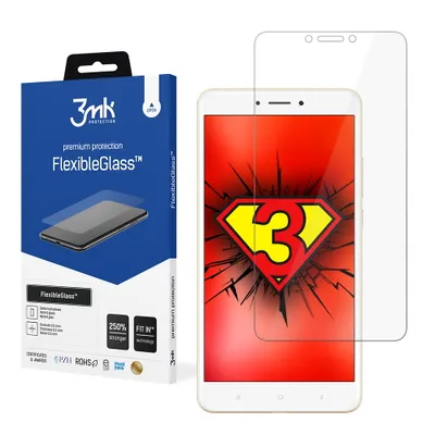 Produktbild von 3mk Display Hybridglas FlexibleGlass für Xiaomi Mi Max 2 0,3mm 7H