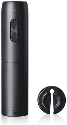 Immagine prodotto di Cavatappi elettrico nero e tagliacapsule Vacu vin 91004606
