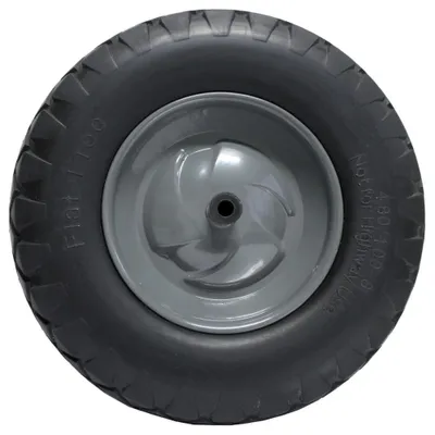 Immagine prodotto di Ruota pneumatica con cerchio e asse in metallo 400 x 100 mm