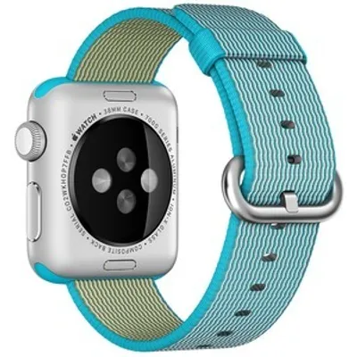 Produktbild von Apple MM9K2ZM/A, Band, Blau, Apple, Apple 38 mm case, Nylon, Edelstahl