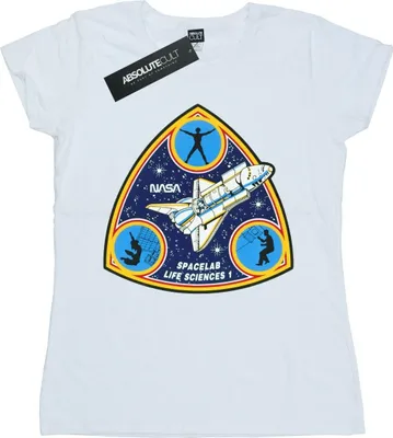 Produktbild von NASA - "Spacelab Life Science" T-Shirt für Damen BI44618 (L) (Weiß)
