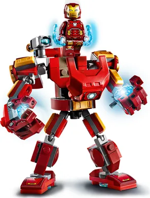 Produktbild von LEGO 76140 Super Heroes Marvel Avengers Iron Man Mech Spielset, Kampf-Actionfigur für Kinder ab 6 Jahren
