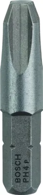 Obrázek produktu pro Bosch 2 607 001 518, 3 kusů, Phillips, PH 4, Ocel, 32 mm, 25,4 / 4 mm (1 / 4")
