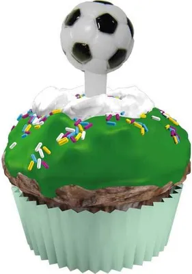 Produktbild von 12 Muffinsticker Fussball