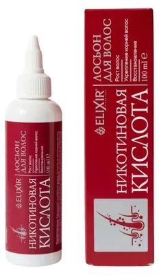 Obrázok produktu pre Vlasová voda s kyselinou nikotínovou - 100ml - Elixir