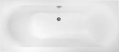 Produktbild von Belvit Vienna Acryl Badewanne Rechteckig 170x75 cm & 180x80 cm – freistehende Badewanne mit Mittelablauf, höhenverstellbaren Standfüßen & wärmeisolier