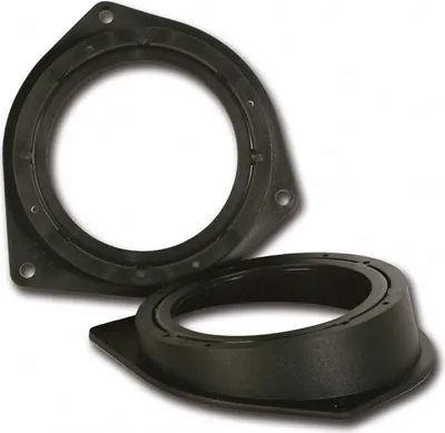 Produktbild von 1 Paar Lautsprecher Adapterringe passend für FIAT(Gr.Punto 500 Qubo) OPEL(Astra H Corsa D) 100/130mm Heck
