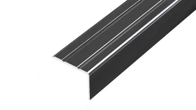 Obrázek produktu pro AP5 schodová lišta samolepící ACARA, hliník lakovaný černá, 20 mm, 2,7 m