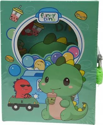 Produktbild von Tagebuch mit Schloss Dinosaurier - Geheimes Notizbuch für Jungen & Mädchen Schule Geschenk