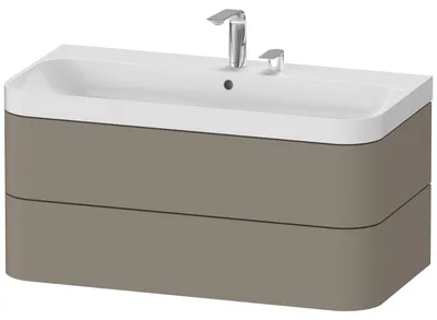 Produktbild von DURAVIT HP4348E9292 WTU m. Happy D.2 Plus, 2 SchK., 2 HL,