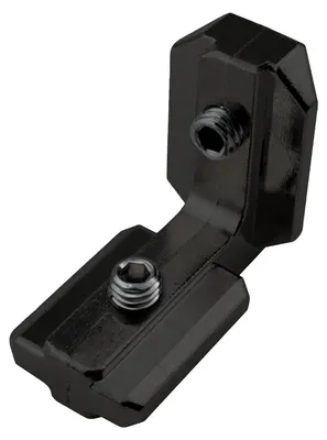 Produktbild von KLAK 40 - Innenwinkel Aussenwinkel M6 Nut 8 für Aluprofil 40-er schwarz - 1 Stück