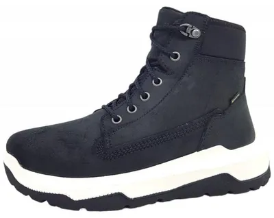 Immagine prodotto di Superfit, scarpe da ginnastica per bambini, modello stivaletto con lacci, colore nero, adatte per il tempo libero