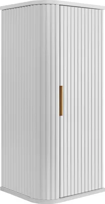 Produktbild von RODAN | Hochschrank - 79 cm - Weiß - Modernes Design - Platzsparend und Funktionalität - Badezimmerschränke