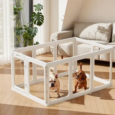 Image de Cage pour chiens en acrylique transparente, idéale pour les petits animaux de compagnie