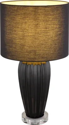Produktbild von Globo Lighting Tischleuchte Keramik schwarz, 1x E27