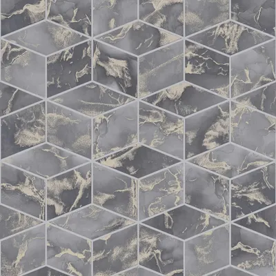 Produktbild von Livingwalls 3D Tapete Metropolitan Stories Marmortapete Alena St. Petersburg Vliestapete grau gold schwarz 10,05 m x 0,53 m