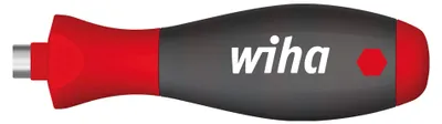 Produktbild von Wiha Schraubendreher mit Bithalter SoftFinish magnetisch 1/4" 125 mm