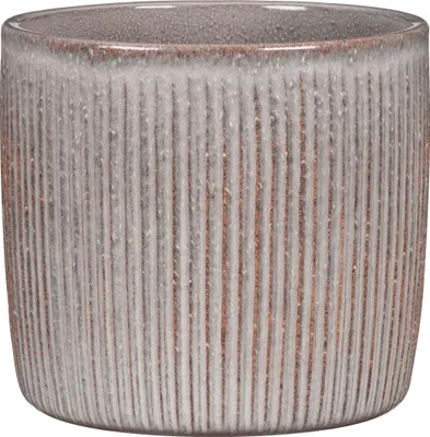 Produktbild von Scheurich Solido Linea, Blumentopf aus Keramik,  Farbe: Seashell, 21,2 cm Durchmesser, 19,3 cm hoch, 5,6 l Vol.