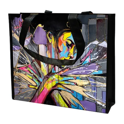 Immagine prodotto di Goebel Einkaufstasche Lana Frey - Fire in the Belly, Kunststoff, Bunt, 33.5 cm, 67170061