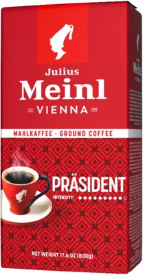 Immagine prodotto di Julius Meinl President Fine Ground 500 g, caffè macinato