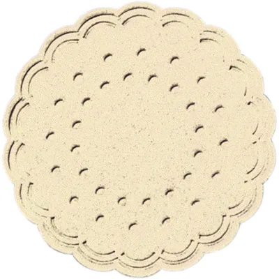Produktbild von Duni Tassendeckchen 7,5cm champagne 8lagig 250 Stück
