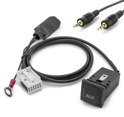 Für VW RCD RNS 200 210 300 310 500 510 MFD RNS2 AUX In Einbau Adapter Auto Radio in der Farbe von Tradefox GmbH