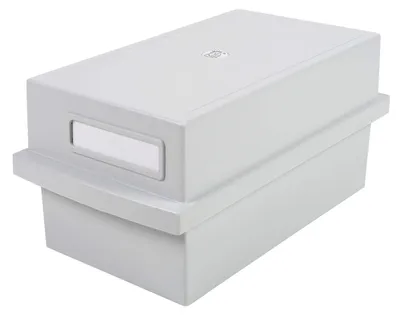 Produktbild von Exacompta 56140D Karteikassette Karteitrog DIN A7 quer. Aus Recycling-Kunststoff