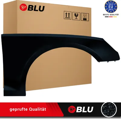 Produktbild von BLU Kotflügel Passend für Audi A4 B9 S4 LZ9W Rechts Schwarz EbonySchwarz | 2015-2019 | Vorderseite Vorne | Lackiert | Einbaufertig