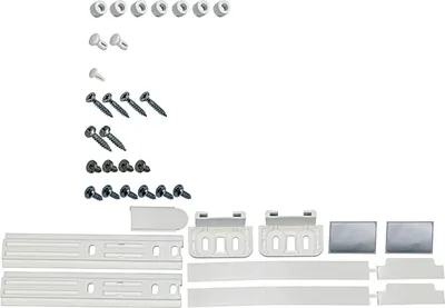 Produktbild von Wechselsatz Scharnierkit Schlepptürscharnier Türwechselset Bauknecht Whirlpool 481231028208 Kühlschrank Gefrierschrank Ignis Fagor Algor ALG153 ALG150 ALG124 KDI13512 uvm