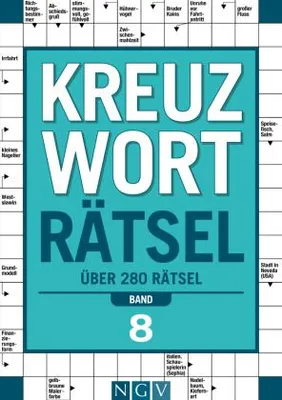 Obrázok produktu pre Kreuzworträtsel - Band 8 I Über 280 Rätsel für Erwachsene