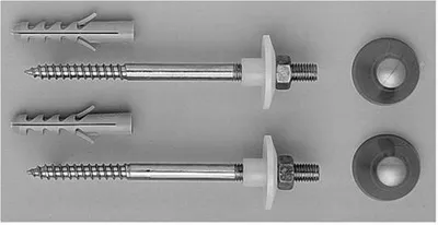 Produktbild von Duravit Befestigung für Wand-WC und Wandbidet, chrom, 0065001000