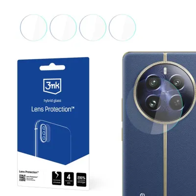 Produktbild von 3mk Hybridglas Lens Protection für Realme 12 5G Kamera Objektiv Kameralinse 0,16mm 6H (4 Stück)