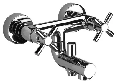 Produktbild von Herzbach STILO Wannenbatterie Aufputz Chrom