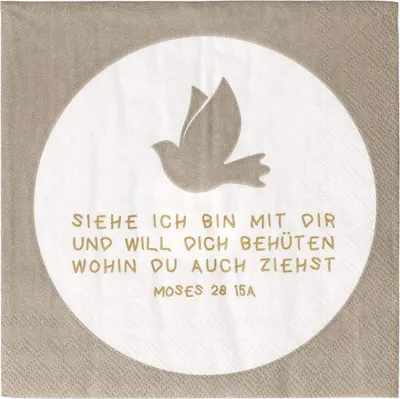 Produktbild von Cocktailserviette "Siehe ich bin"
