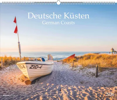 Produktbild von Alpha Edition - Deutsche Küsten 2026 - Bildkalender XXL 60×5