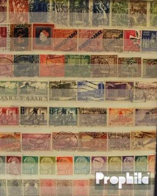 Produktbild von Briefmarken Saarland 100 verschiedene Marken