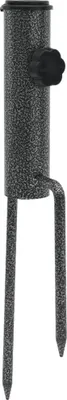 Immagine prodotto di vidaXL Portaombrelli con punte a terra 2 pz. 9x35 cm Acciaio zincato