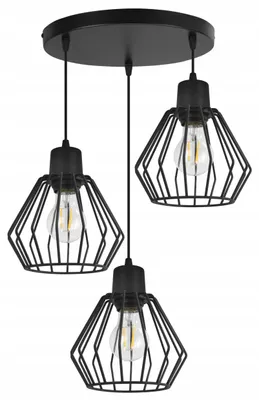 Produktbild von Hängelampe, Deckenleuchter, Drahtschirm, LED