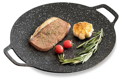 Image de Poêle à griller antiadhésive pour barbecue coréen