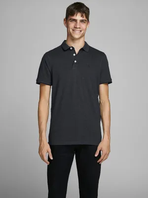 Immagine prodotto di jack and jones polo uomo jack and jones 12136668 paulos dark grey melange