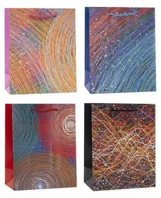 Zdjęcie produktu dla Torebka ozdobna 26x32x10cm brokat mix ROZETTE