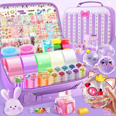 Image de Kit de création de bulles avec ruban adhésif, pour enfants, 106 pièces, comprenant 5 rouleaux de ruban adhésif double face et des accessoires pour la création