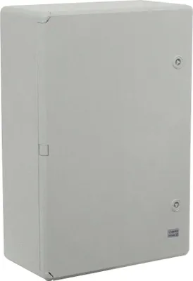 Zdjęcie produktu dla Plastikowa szafka z szarymi drzwiami 400x600x200mm IP65 PP3008 (P-BOX 4060)