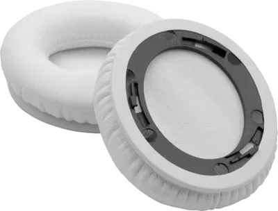 Produktbild von vhbw Ohrpolster kompatibel mit Beats by Dr. Dre Solo HD 1 Kopfhörer Headset, Polyurethan / Schaumstoff Weiß
