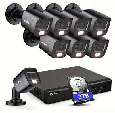 Obrázok produktu pre Bezpečnostná kamera – monitorovacia kamera – vonkajšia kamera – CCTV kamera – bezpečnostná kamera – 8 x 1080P Full HD
