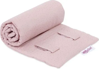 Produktbild von Bio Baumwollschlafsäcke in Rosé mit Glitzerpunkten Gold - Modell Schlafhilfen