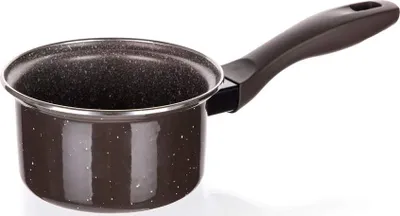 Produktbild von BANKETT Topf emailliert GRANIT Dunkelbraun 14 x 6,5 cm, 0,55 l