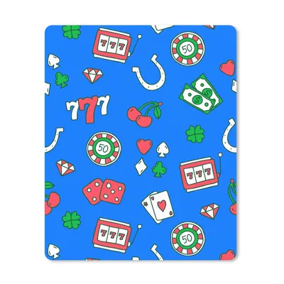 Produktbild von MuchoWow® Mauspad Mousepad Kassetten - Casino - Spielautomat - Poker 19x23 cm - Mousepads - Maus Mat - Pad - Mausunterlage - Mauspads - Spielen
