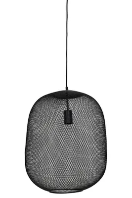 Produktbild von Light & Living - Hängeleuchte Reilley - Schwarz - Ø40cm Hängelampe - Esstischlampe - Wohnzimmerlampe - Schlafzimmerlampe - Wohnzimmer